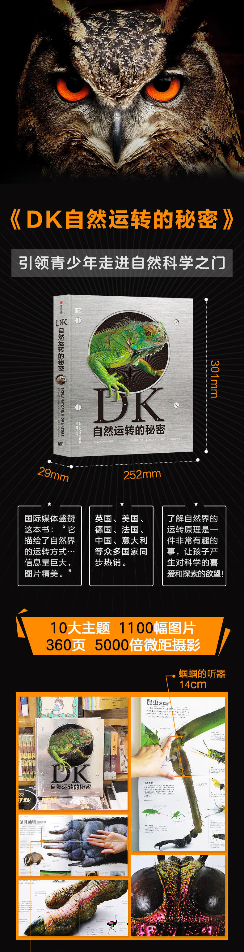 DK自然+科学+历史运转的秘密（全3册）》引领青少年走进自然科学之门，一本内容超丰富的自然大百科