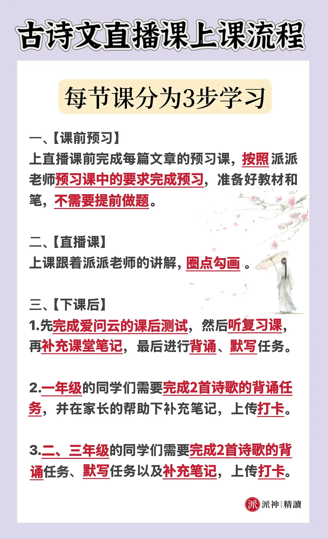 1升2(现1年级)-3升4(现3年级)古诗文暑假营（按营期续费）上课流程.png